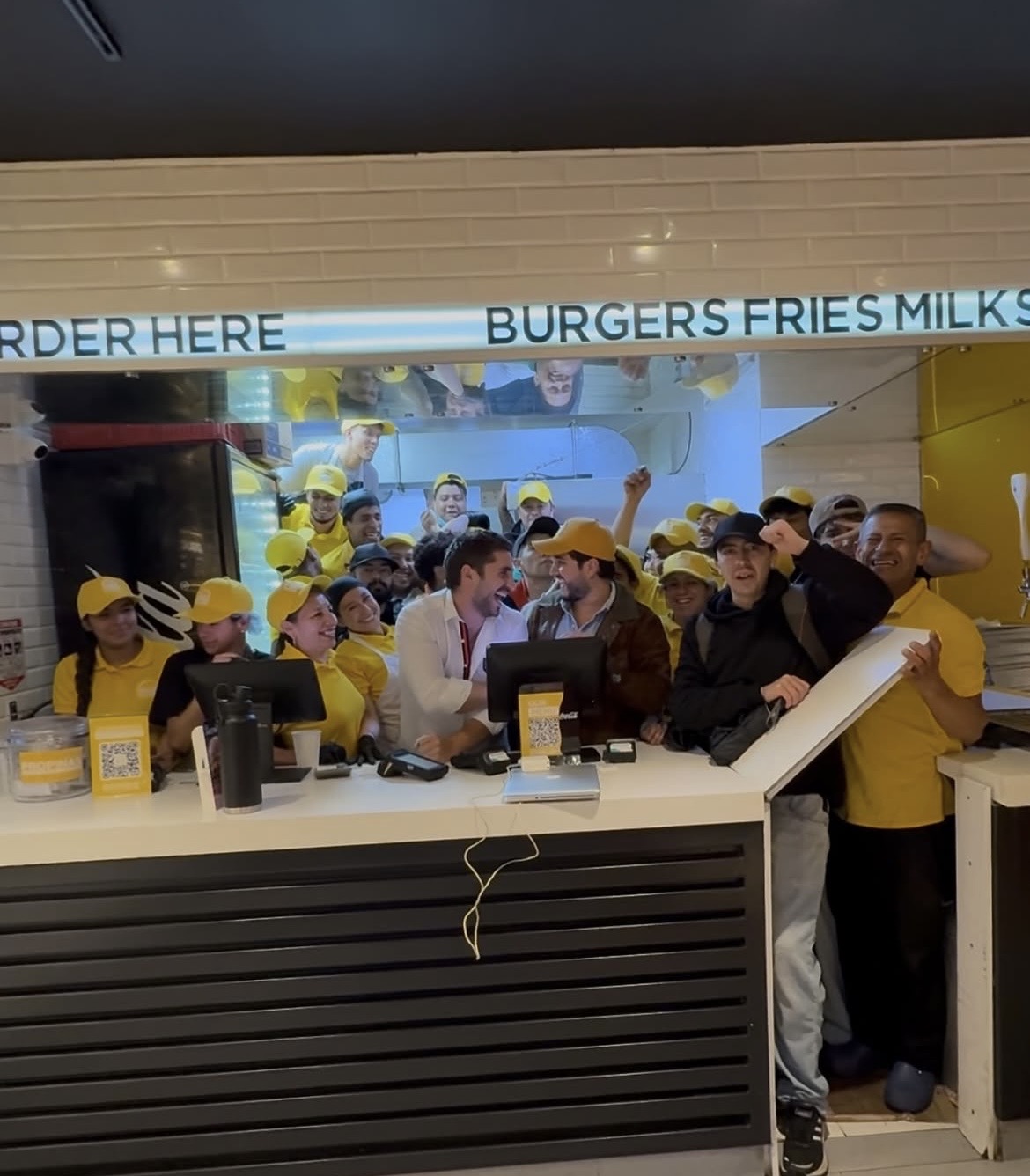 Equipo Soul Burger en operación